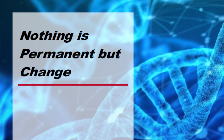 Nothing is Permanent but Change