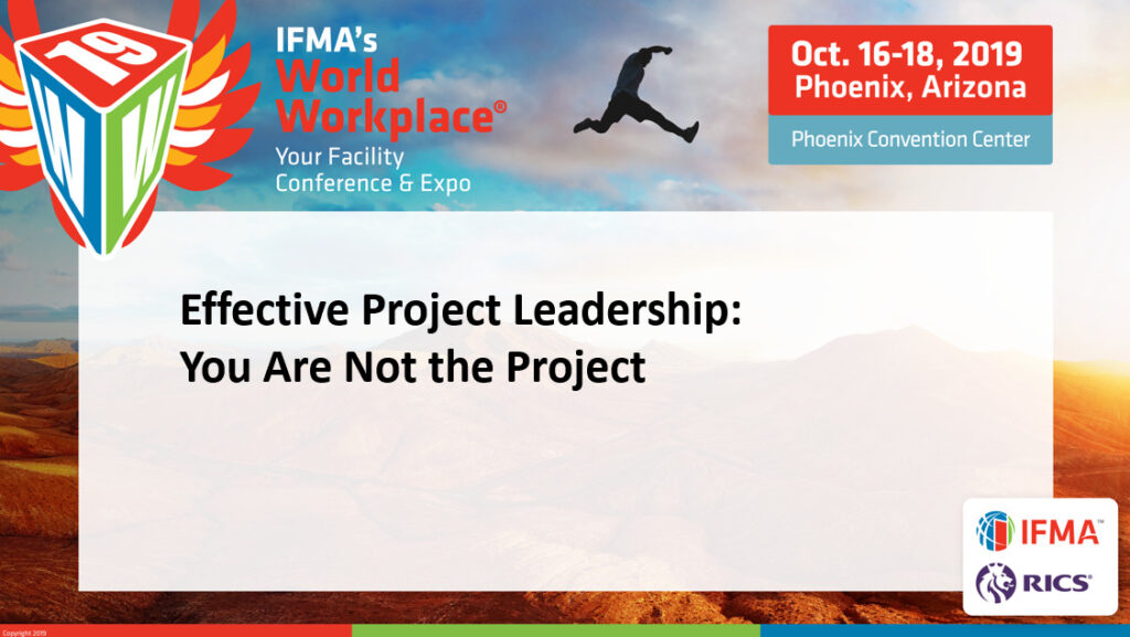 Effective Project Leadership: You Are Not the Project