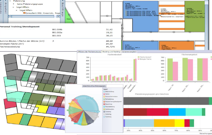 Economic Space Utilization and Sustainability by IT-based Optimization