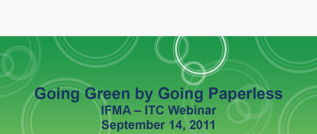 Going Green by Going Paperless