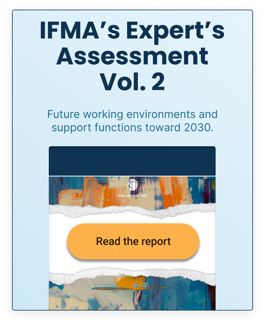 IFMA Expert's Assessment report cover